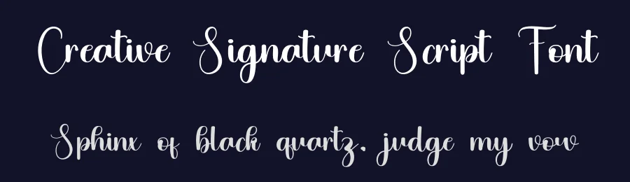 Creative Signature Script Font by freshtypeink — Script Handwritten Font — thumbnail 2