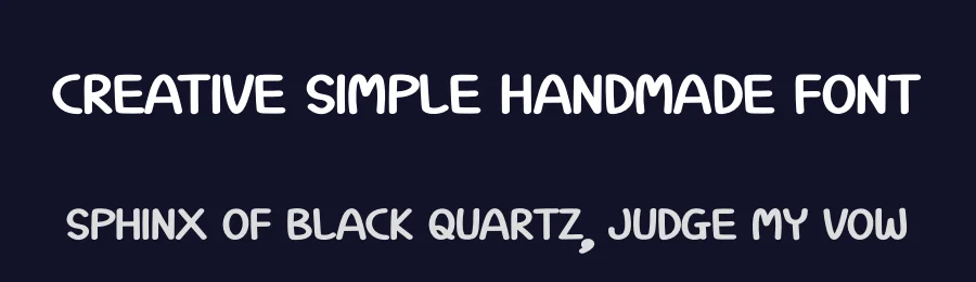 Creative Simple Handmade Font by andikastudio — Display Font — thumbnail 2