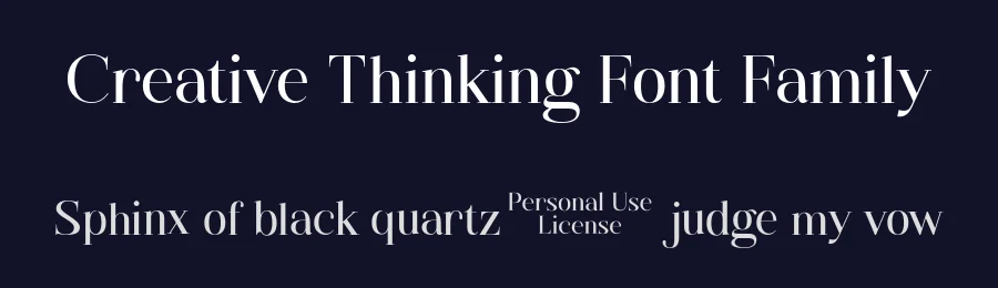 Creative Thinking Font Family by Java pep — Serif Font — thumbnail 2