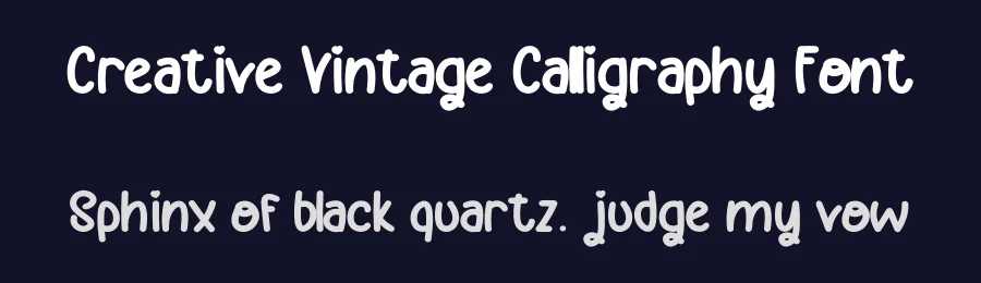 Creative Vintage Calligraphy Font by inermediaSTUDIO — Display Font — thumbnail 2