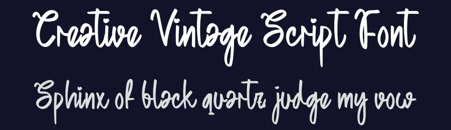 Creative Vintage Script Font by levincreative — Script Handwritten Font — thumbnail 2