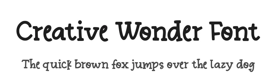 Creative Wonder Font by balpirick — Script Handwritten Font