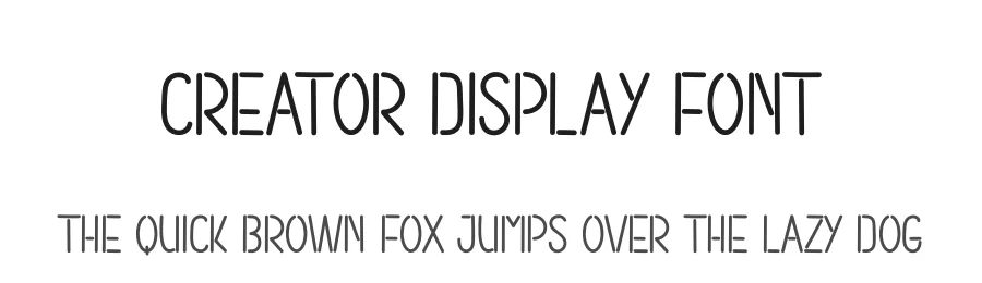 Creator Display Font by andikastudio — Script Handwritten Font