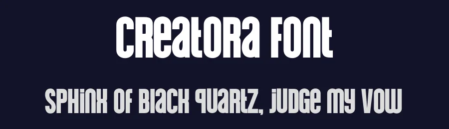 Creatora Font by Funtype — Decorative Font — thumbnail 2
