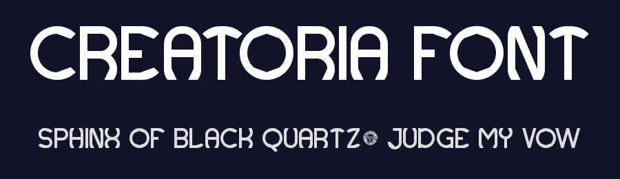 Creatoria Font by CalligraphyFonts.net — Sans Serif Font — thumbnail 2