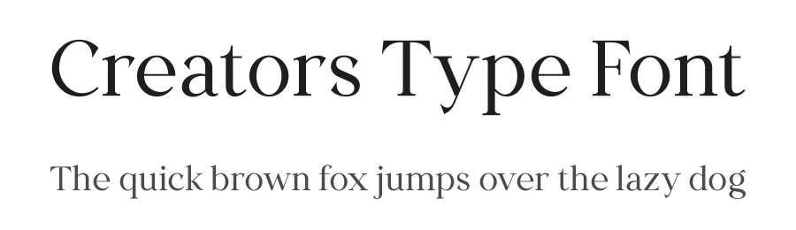 Creators Type Font by vpcreativeshop — Serif Font