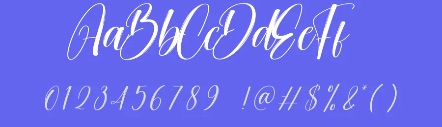 Creature Calligraphy Font by creativeletter — Script Handwritten Font — thumbnail 3