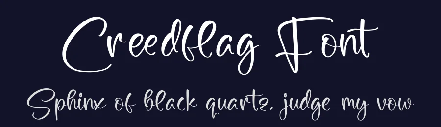Creedflag Font by glorytype — Script Handwritten Font — thumbnail 2