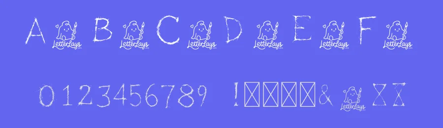 Creepy Scratches Free Font by Letterlays — Display Font — thumbnail 3