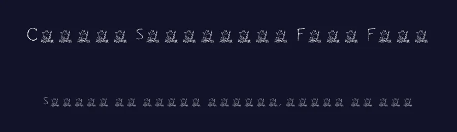 Creepy Scratches Free Font by Letterlays — Display Font — thumbnail 2
