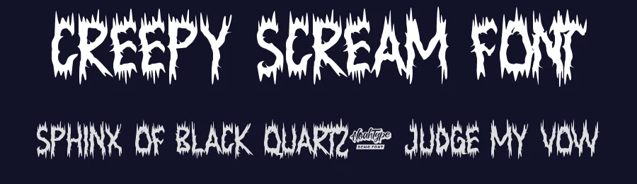 Creepy Scream Font by noahtype — Blackletter Font — thumbnail 2