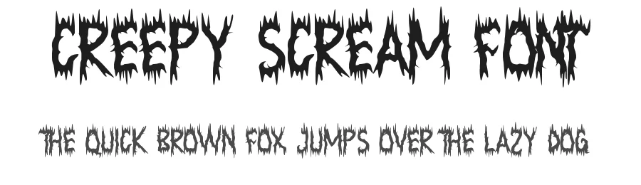 Creepy Scream Font by noahtype — Blackletter Font