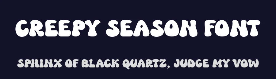 Creepy Season Font by keithzo — Display Font — thumbnail 2