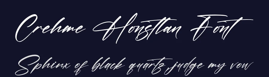 Crehme Honstlan Font by afterpaper — Script Handwritten Font — thumbnail 2