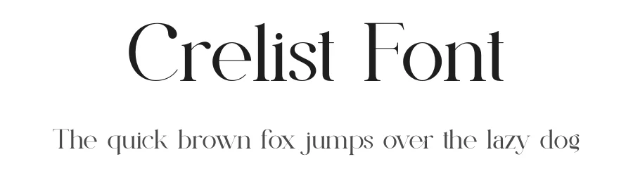 Crelist Font by SlideShoot — Decorative Font