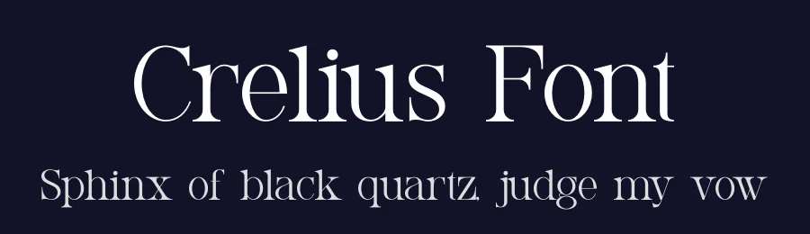 Crelius Font by SlideShoot — Decorative Font — thumbnail 2