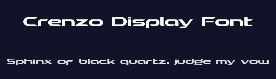 Crenzo Display Font by Zea Fonts — Display Font — thumbnail 2