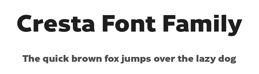 Cresta Font Family by James Todd — Sans Serif Font