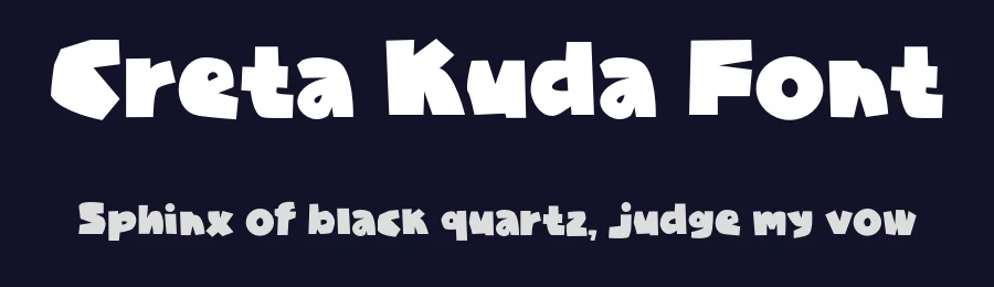 Creta Kuda Font by idealeksis — Display Font — thumbnail 2