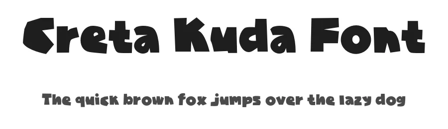 Creta Kuda Font by idealeksis — Display Font