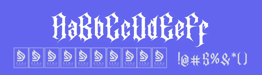 Crikthor | Black Metal Font by Denustudios — Blackletter Font — thumbnail 3