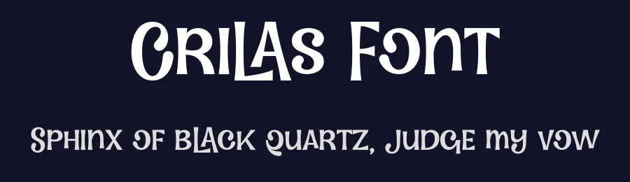 Crilas Font by MaikoHatta — Display Font — thumbnail 2