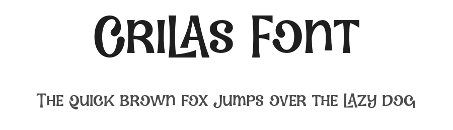 Crilas Font by MaikoHatta — Display Font