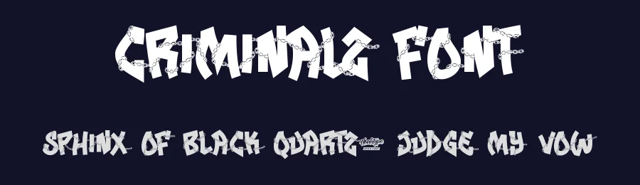 Criminalz Font by noahtype — Decorative Font — thumbnail 2
