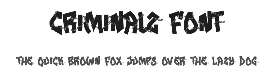 Criminalz Font by noahtype — Decorative Font