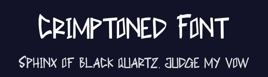 Crimptoned Font by Creatifontstudios — Decorative Font — thumbnail 2