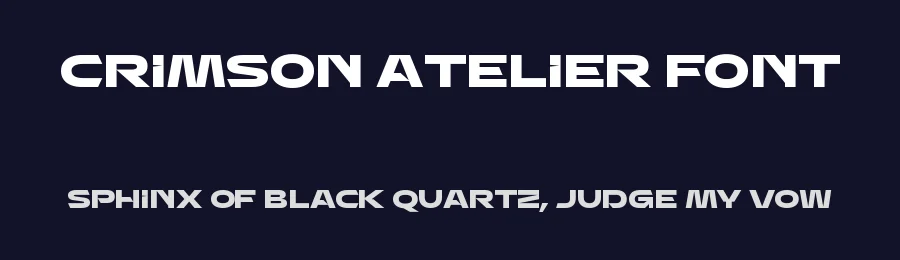 Crimson Atelier Font by Fumitype — Display Font — thumbnail 2