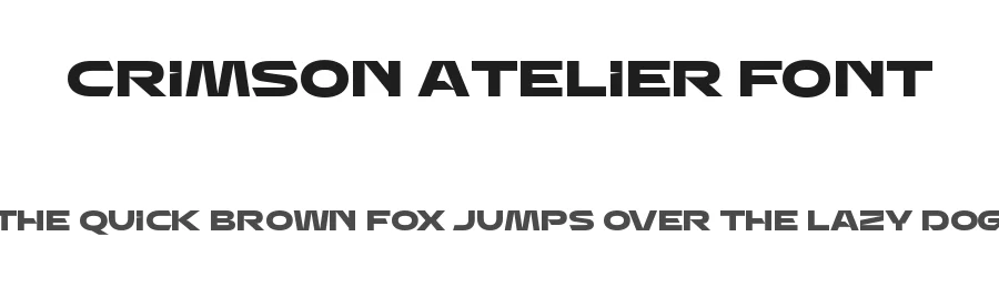 Crimson Atelier Font by Fumitype โ Display Font