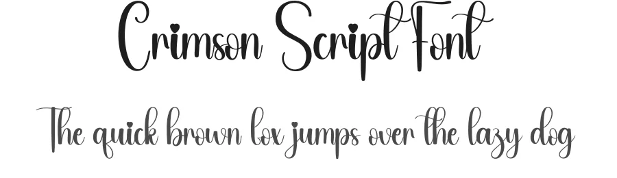 Crimson Script Font by andikastudio — Script Handwritten Font