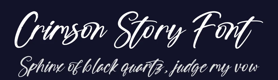 Crimson Story Font by Operatype.Co — Script Handwritten Font — thumbnail 2