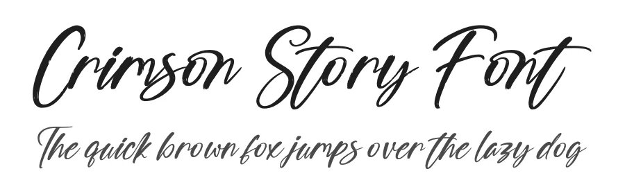 Crimson Story Font by Operatype.Co — Script Handwritten Font