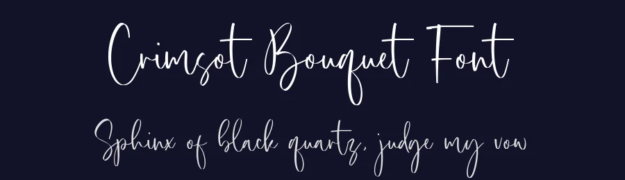 Crimsot Bouquet Font by balpirick — Script Handwritten Font — thumbnail 2