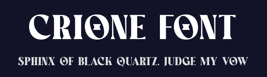 Crione Font by mooneseye666 — Display Font — thumbnail 2