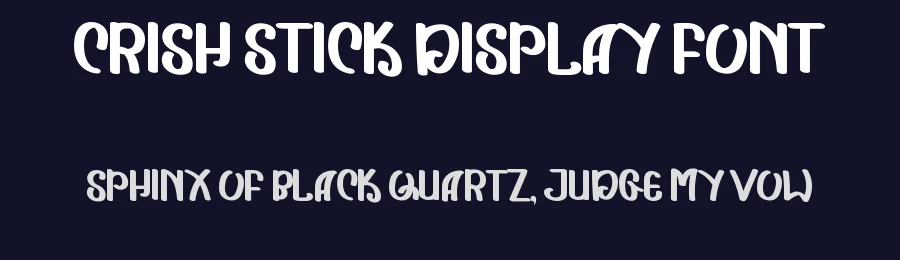 Crish Stick Display Font by inermediaSTUDIO — Script Handwritten Font — thumbnail 2