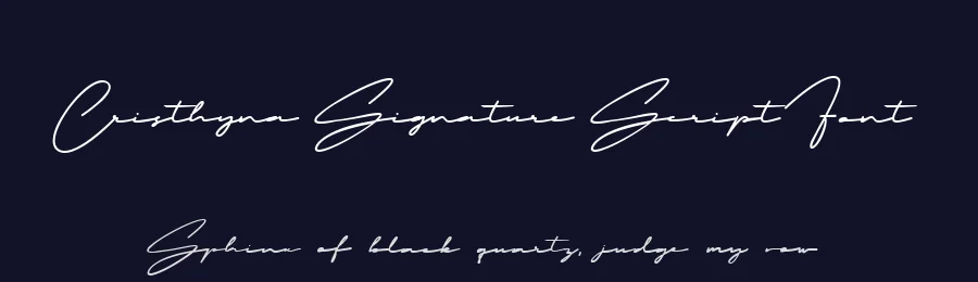 Cristhyna Signature Script Font by Namara Creative Studio — Script Handwritten Font — thumbnail 2