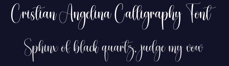 Cristian Angelina Calligraphy Font by creativeletter — Script Handwritten Font — thumbnail 2