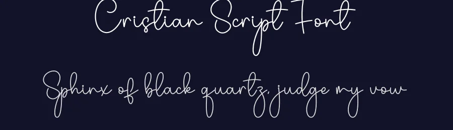 Cristian Script Font by creativeletter — Script Handwritten Font — thumbnail 2
