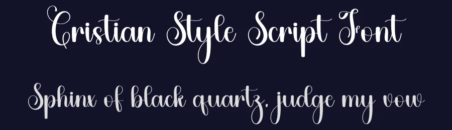 Cristian Style Script Font by freshtypeink — Script Handwritten Font — thumbnail 2