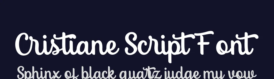 Cristiane Script Font by Mozarella — Script Handwritten Font — thumbnail 2
