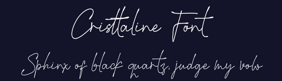 Cristtaline Font by Penatic Studio — Script Handwritten Font — thumbnail 2