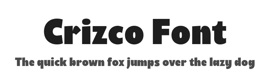 Crizco Font by TypeFactory — Sans Serif Font