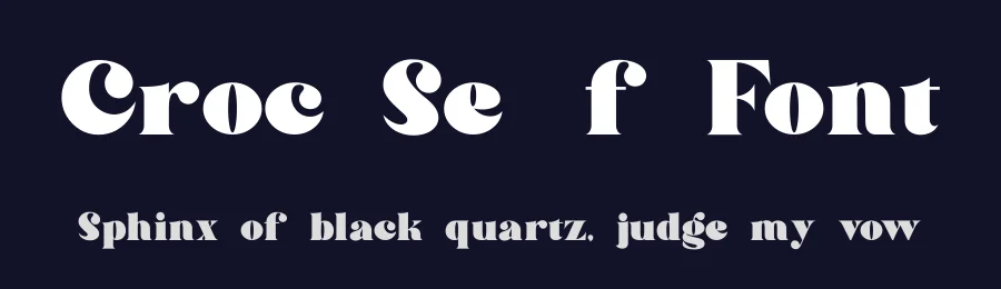 Croc Serif Font by [email protected] — Serif Font — thumbnail 2
