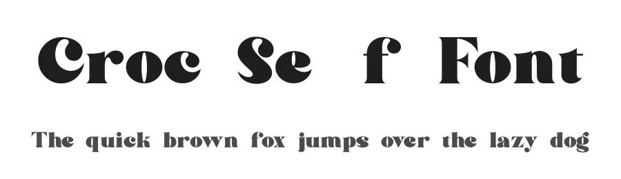 Croc Serif Font by [email protected] — Serif Font