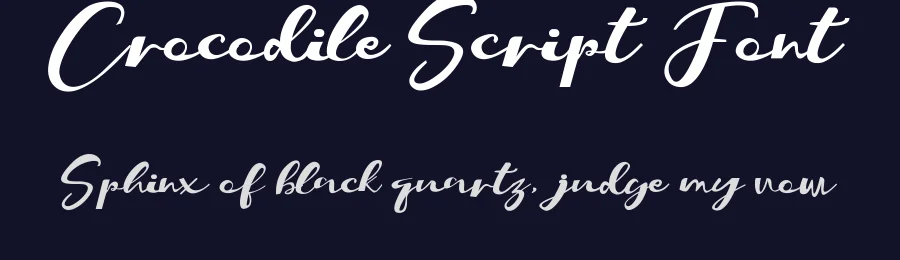 Crocodile Script Font by inermediaSTUDIO — Script Handwritten Font — thumbnail 2