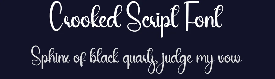 Crooked Script Font by andikastudio — Script Handwritten Font — thumbnail 2