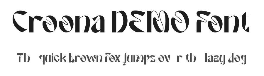 Croona DEMO Font by Fontliner — Display Font